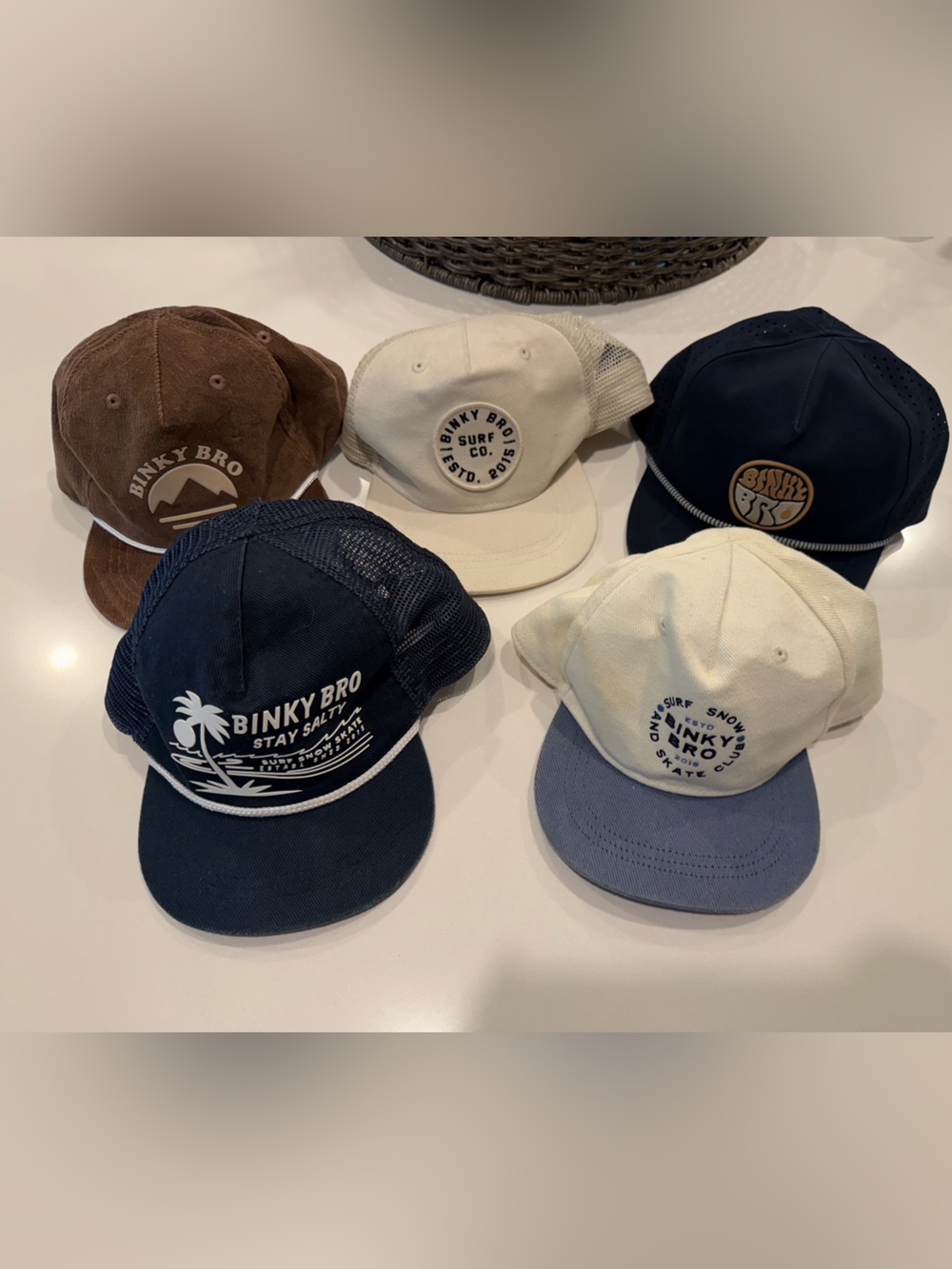 Binky Bro hat bundle of 5